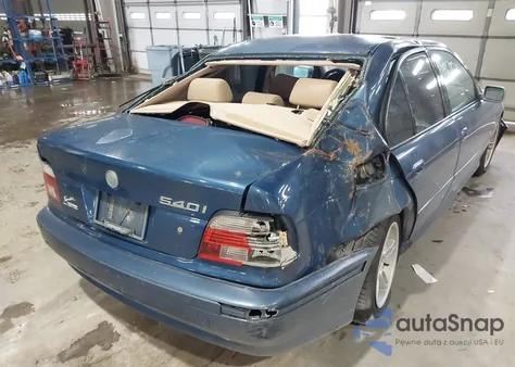 2001 BMW 540Ia z USA, uszkodzony, nr VIN WBADN63401GM71575